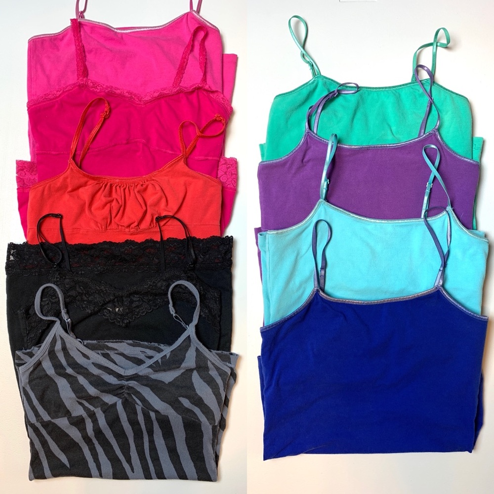 9 Piece Lot of Medium Camis